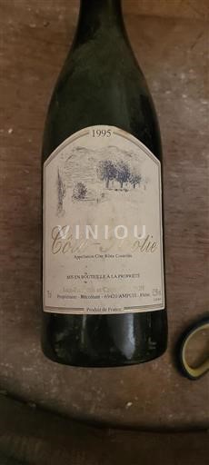 Rhônedalen Côte-rôtie Jeanfrançois Et Carmen Garon 1995