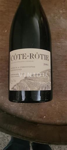 Rhônedalen Côte-rôtie Patrick & Christophe Bonnefond 2001