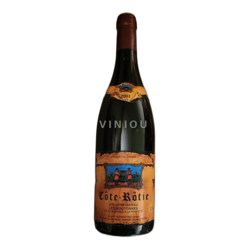 Rhônedalen Côte-rôtie Bonnefond Gérard Les Moutonnes 2002