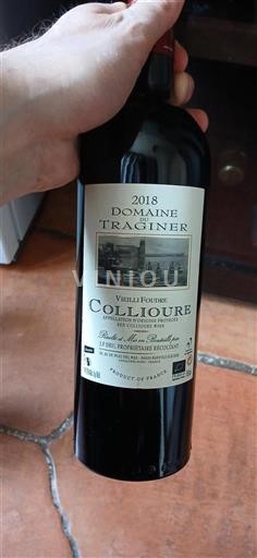 Roussillon Collioure Domaine Traginer Vieilli Foudre 2018