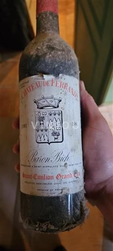 Bordeaux Saint-Émilion Grand Cru Château Ferrand 1981