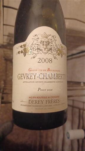 Bourgogne Gevrey-chambertin Derey Frères 2008