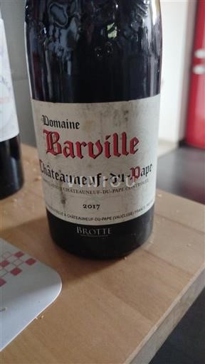 Vale do Ródano Châteauneuf-du-Pape Domaine Barville 2017