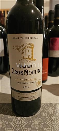 Bordeaux Côtes-de-bourg Château Gros Moulin 2017