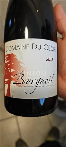 Vallée de la Loire Bourgueil Domaine Cèdre 2018