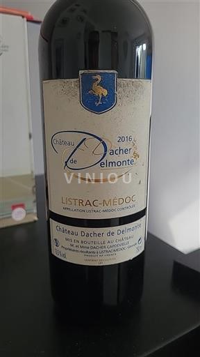 Bordeaux Listrac-Médoc Château Dacher De Delmonte 2016