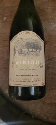 Rhônedalen Côte-rôtie Jeanfrançois Et Carmen Garon 1997