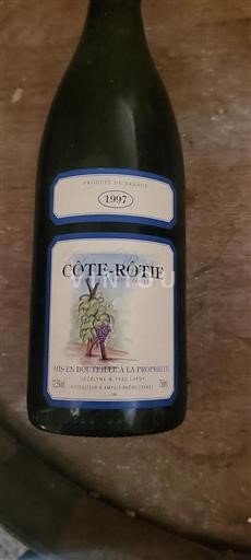 Rhônedalen Côte-rôtie Jocelyne & Yves Lafoy 1997