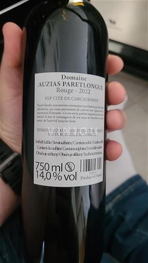 Linguadoca e Rossiglione Città di Carcassonne Auzias Paretlongue 2022