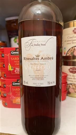Roussillon Rivesaltes Domaine Fontanel Rivesaltes Ambré 2001