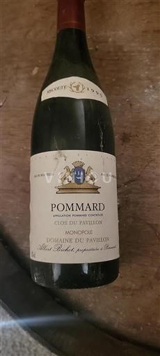 Borgonha Pommard Domaine Pavillon Clos du Pavillon Monopole 1995