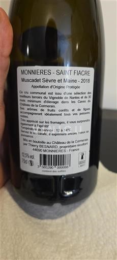 Vallée de la Loire Muscadet-sèvre-et-maine Château La Cormerais 2018