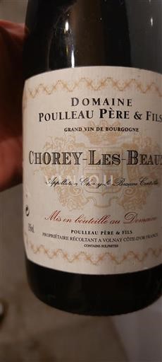 Bourgondië Chorey-lès-Beaune Domaine Poulleau Père & Fils 2012