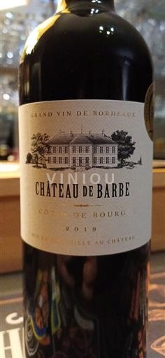 Bordeaux Côtes-de-bourg Château Barbe 2019