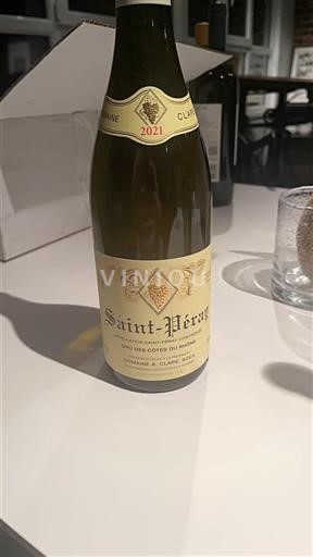 Vin Blanc sec Domaine A. Clape 2021 France Vallée du Rhône Saint-Péray
