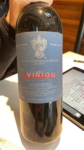 Piemonte Monferrato Tenute Cisa Asinari Dei Marchesi Di Grésy Solomerlot 2001