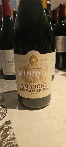Vin Rouge sec Amarone della Valpolicella Villa Maria 2020 Italie Vénétie Amarone della Valpolicella