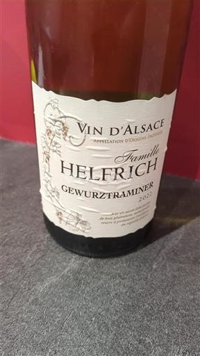 Elsass Nicht spezifiziert Famille Helfrich Gewurztraminer 2022