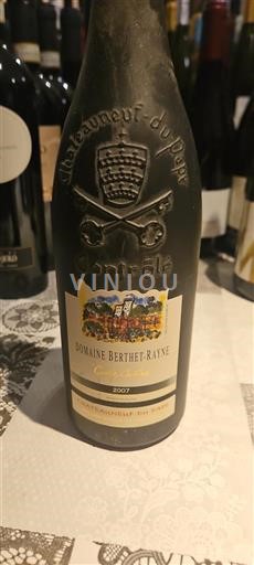 Rhône-dalen Châteauneuf-du-Pape Domaine Berthet Rayne Cadiac 2007