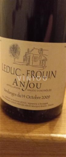 Valle della Loira Anjou Domaine Leducfrouin 2009