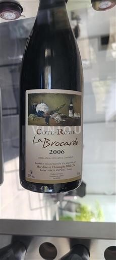 Rhônedalen Côte-rôtie Domaine Billon Christophe La Brocarde 2006