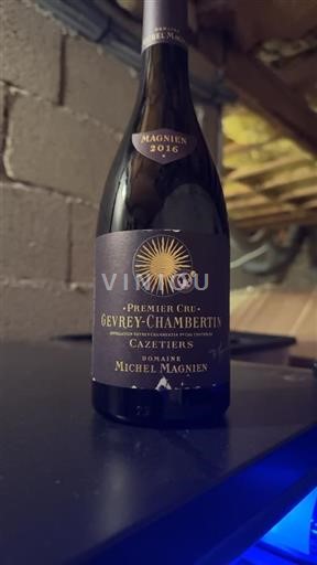 Bourgogne Gevrey-chambertin Premier Cru Domaine Michel Magnien Cazetiers 2016
