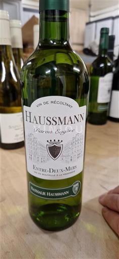 Vin Blanc sec Baron Eugène Haussmann 2023 France Bordeaux Entre-deux-mers