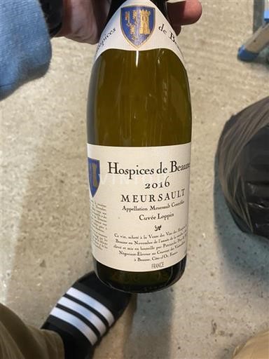 Borgonha Meursault Hospices De Beaune Loppin 2016