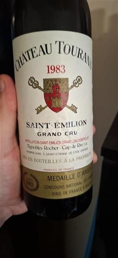 Bordeaux Saint-Émilion Grand Cru Château Tourans 1983