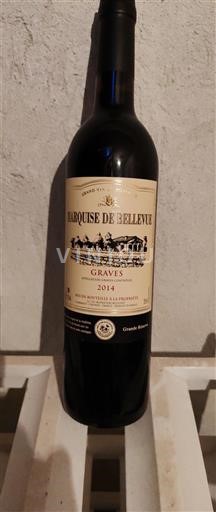 Bordeaux Graves Marquise de Bellevue Grande Réserve 2014
