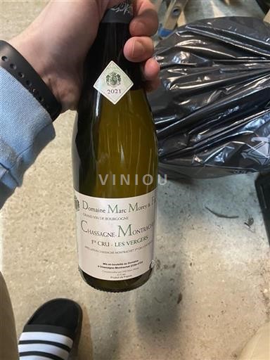 Burgundy Chassagne-Montrachet Premier Cru Domaine Marc Morey & Fils Les Vergers 2021