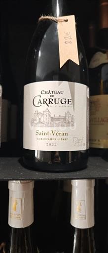 Bourgogne Saint-Véran Château Carruge Aux Champs Lière 2022