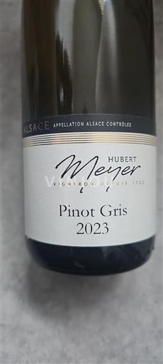 Alsasko Hubert Meyer Pinot Gris 2023