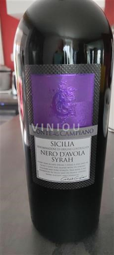 Sicile Conte Di Campiano Nero d'Avola Syrah 2023
