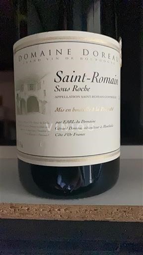 Burgundsko Saint-Romain Domaine Doreau Sous Roche Neročník