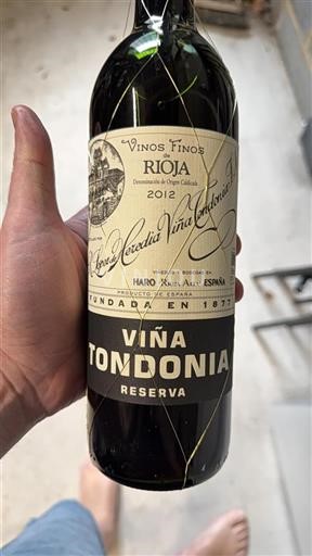 La Rioja Rioja Lopez De Heredia Viña Tondonia 2012
