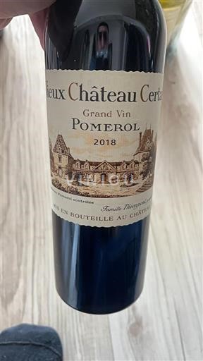 Bordeaux Pomerol Château Vieux Certan 2018