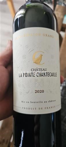 Bordeaux Saint-Émilion Grand Cru Château La Pointe Chantecaille 2020