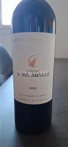 Vin Rouge sec Château La Pointe Chantecaille 2020 France Bordeaux Saint-Émilion Grand Cru