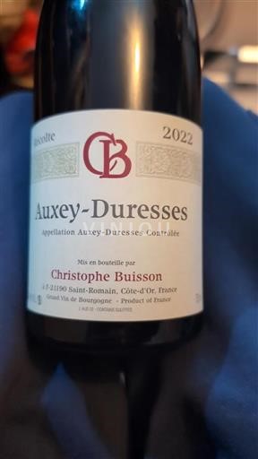 Borgogna Auxey-Duresses Christophe Buisson 2022