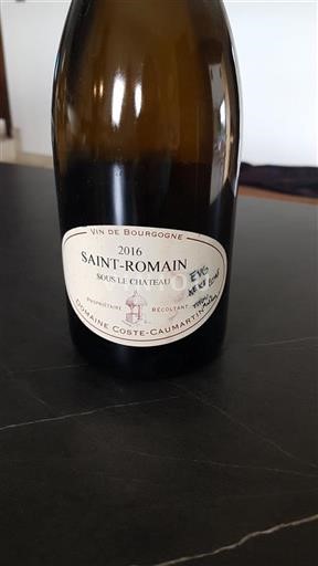 Bourgogne Saint-Romain Domaine Coste Caumartin Sous le Château 2016