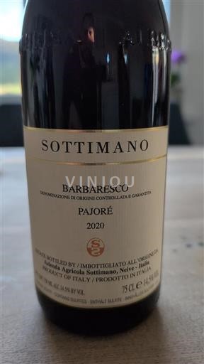 Piemonte Barbaresco Sottimano Pajoré 2020