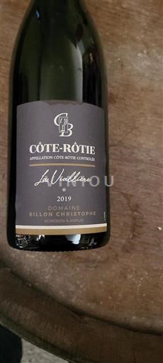 Rhônedalen Côte-rôtie Domaine Billon Christophe La Viallière 2019