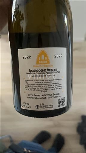 Borgonha Bourgogne-aligoté Maison En Belles Lies 2022