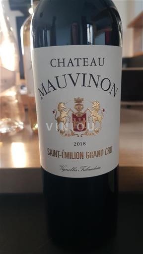 Bordeaux Saint-Émilion Grand Cru Grand Cru Château Mauvinon 2018