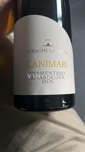 Sardegna Vermentino di Sardegna Nuraghe Crabioni Kanimari 2022
