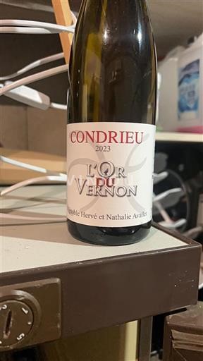 Rhônevallei Condrieu Vignoble Hervé Et Nathalie Avallet L'Or du Vernon 2023