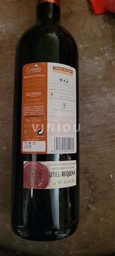 Comunità Valenciana Utiel-Requena Gandia Cabernet Sauvignon 2003