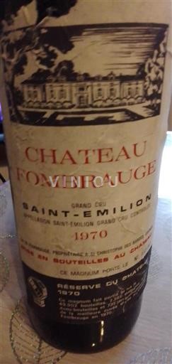 Bordeaux Saint-Émilion Grand Cru Château Fombrauge 1970