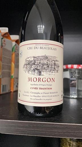 Beaujolais Morgon Christophe Et Daniel Rampon Tradition 2020